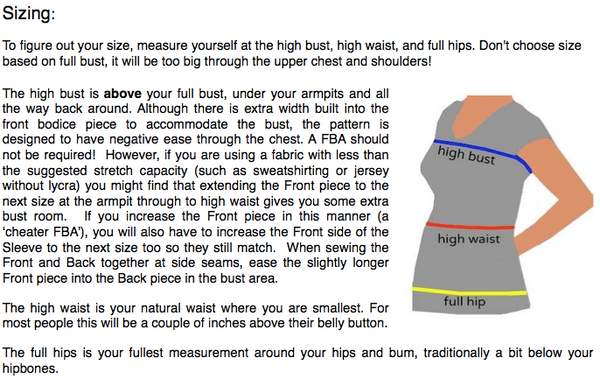 The Trifecta Top sewing pattern (for teens and women)- PDF
