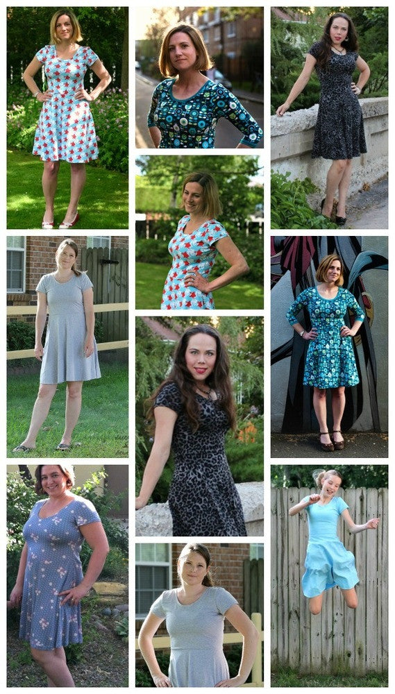 The Lady Skater sewing pattern (for teens and women)- PDF – Kitschy Coo The Lady Skater sewing pattern (for teens and women)- PDF – Kitschy Coo