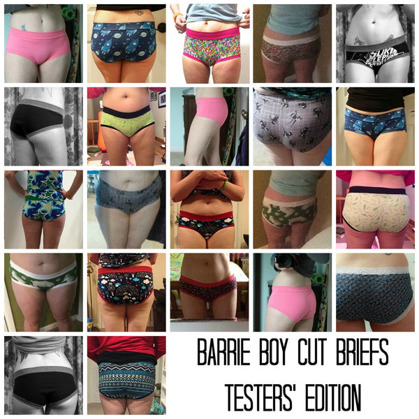 The Barrie Boy Cut Briefs sewing pattern (for teens and women)- PDF